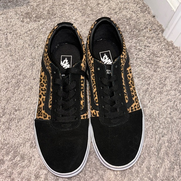 Leopard Print Van Sneakers - Picture 1 of 5